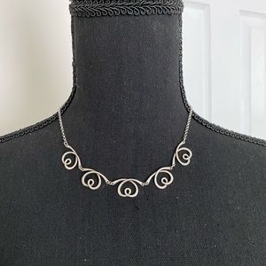 ✨Silver Choker Heart Necklace
